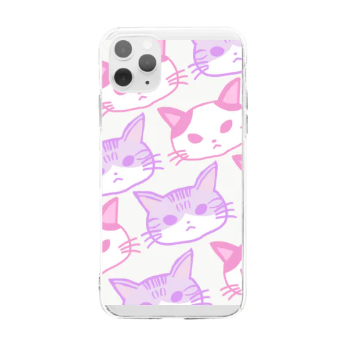 ひまるないっぱい Soft Clear Smartphone Case