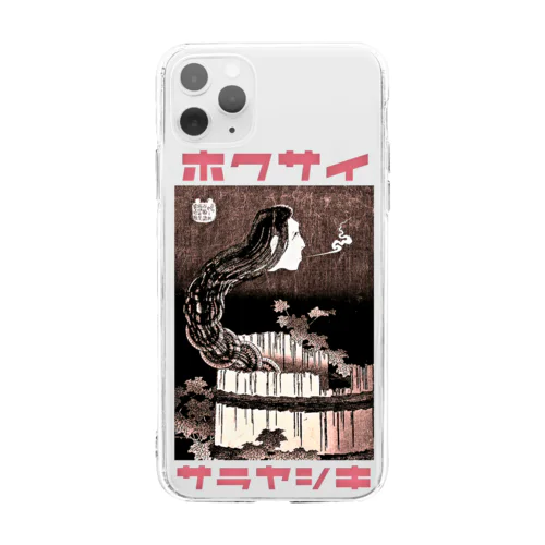 ジャパンのお土産にホクサイ Soft Clear Smartphone Case