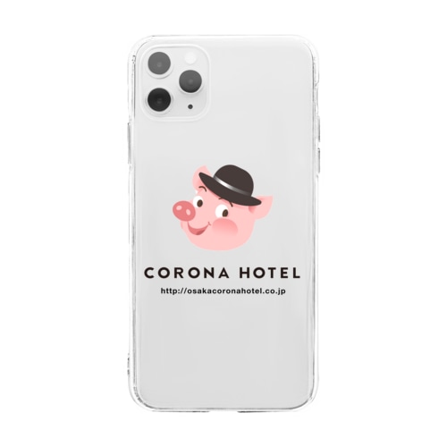 ジェントン君のスマホケース Soft Clear Smartphone Case
