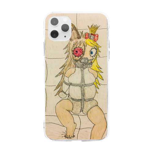 Padded Girl Soft Clear Smartphone Case