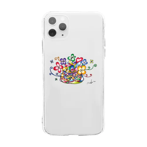 才能の花　「0」 拡大と循環 Soft Clear Smartphone Case