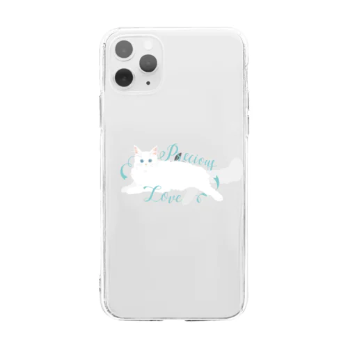 寵愛のお姫さま/ティファニーブルー Soft Clear Smartphone Case