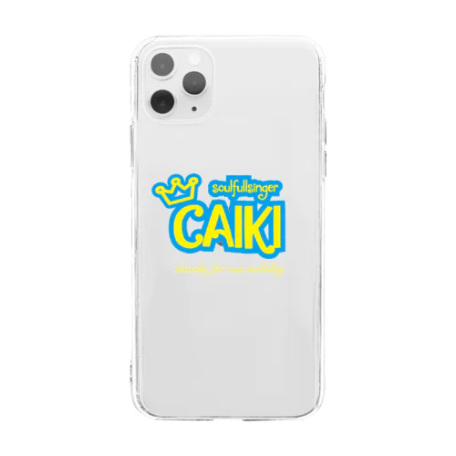 CAIKIロゴiPhoneケース 투명 젤리케이스