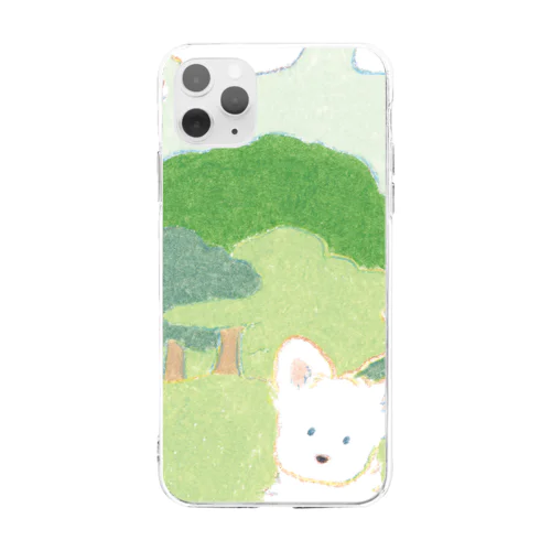 いぬのグッズ Soft Clear Smartphone Case