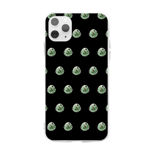 ♡CHOCOMINT♡(BLACK) Soft Clear Smartphone Case