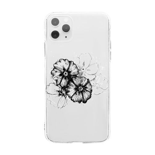 五時葵 Soft Clear Smartphone Case