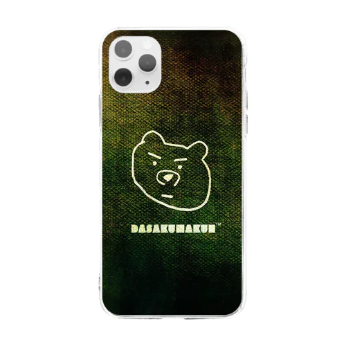 ダサクマくん　スワンプ Soft Clear Smartphone Case