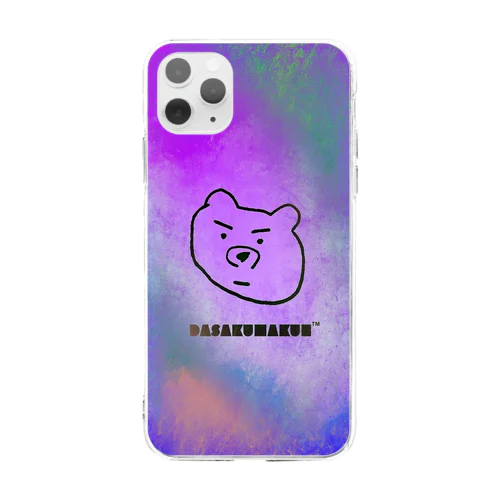 ダサクマくん　ホーリーパウダー Soft Clear Smartphone Case