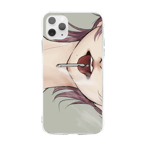 スプタン Soft Clear Smartphone Case