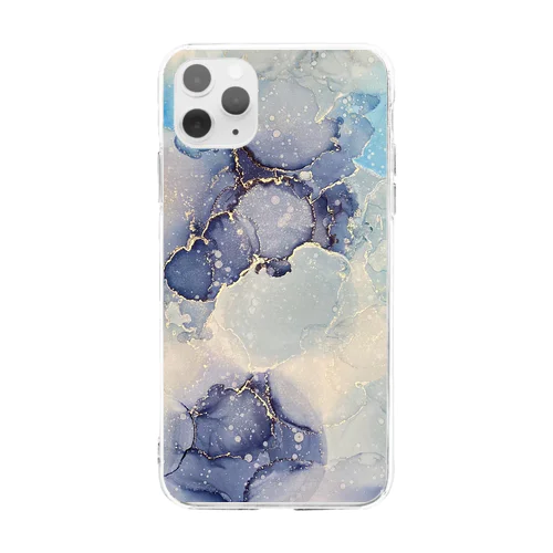 ふる雨 Soft Clear Smartphone Case