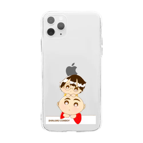 新宿カウボーイ『かねきよon石沢デザイン』 Soft Clear Smartphone Case