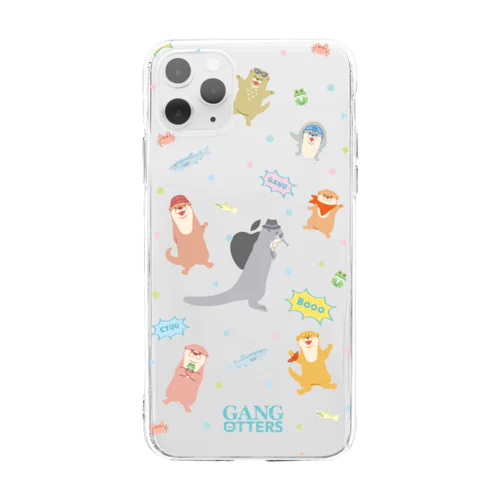 ギャングオッターズ Soft Clear Smartphone Case