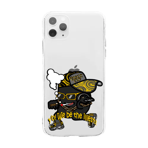 黒豆DJ Soft Clear Smartphone Case