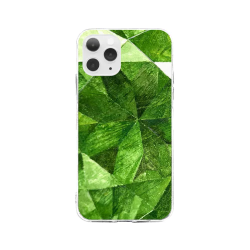 Demantoid Garnet Soft Clear Smartphone Case