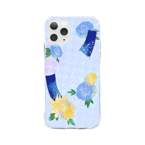 花札 Soft Clear Smartphone Case