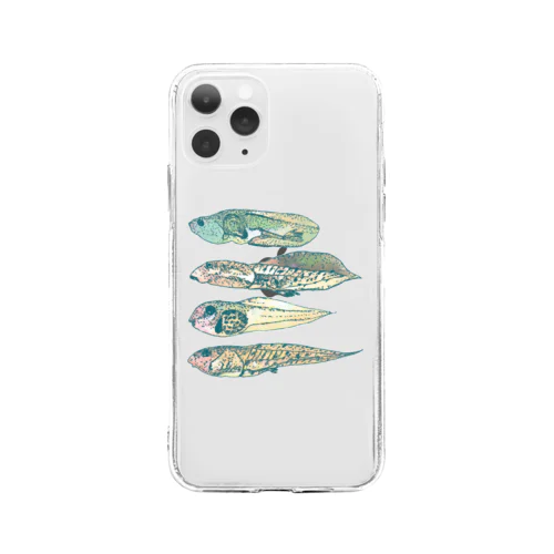 オタマジャクシ Soft Clear Smartphone Case