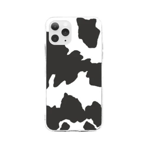 牛柄 Soft Clear Smartphone Case