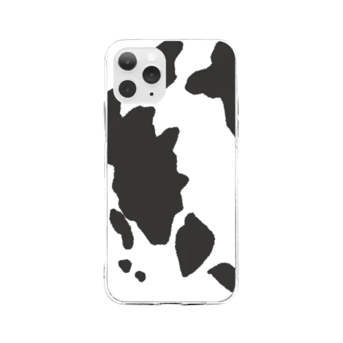 牛柄 Soft Clear Smartphone Case