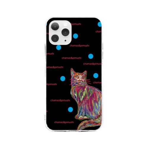 ねこ好きさん Soft Clear Smartphone Case