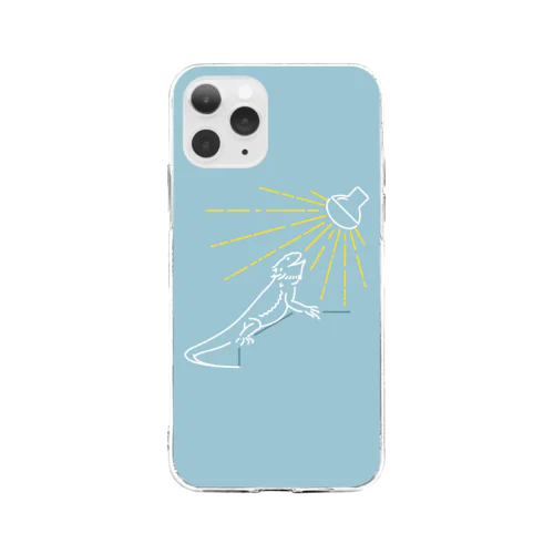 ぽかぽかバスキング Soft Clear Smartphone Case