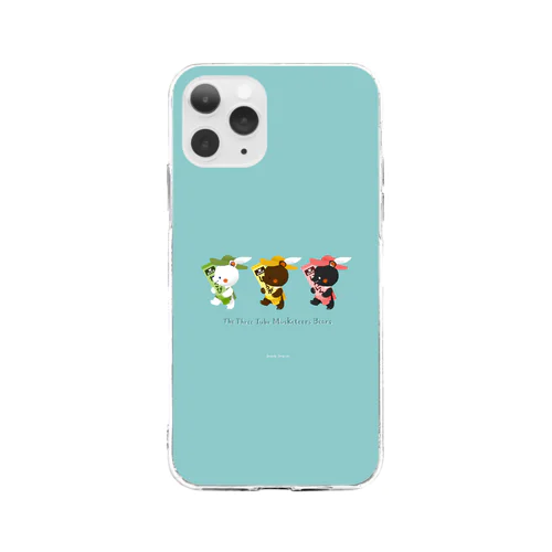 チューブ三銃士 Soft Clear Smartphone Case