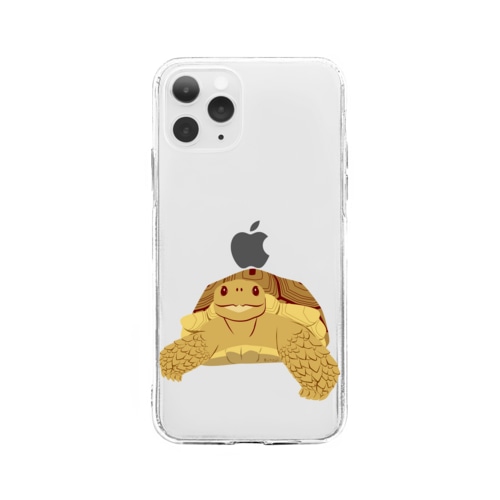 ケヅメリクガメ Soft Clear Smartphone Case