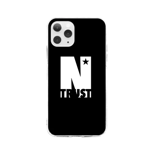 N☆TRUSTスマホケース（黒） Soft Clear Smartphone Case
