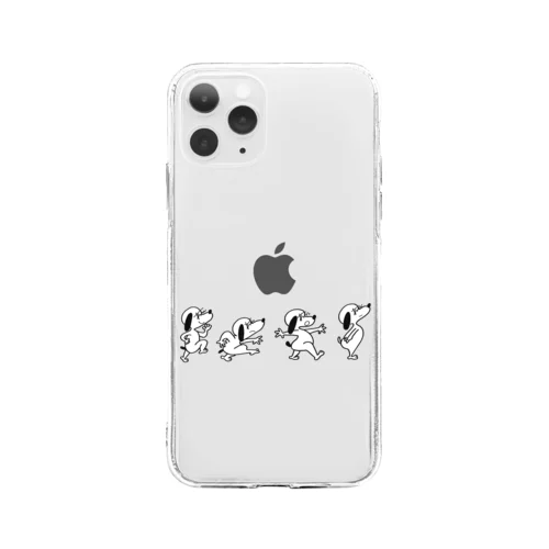 move dog. Soft Clear Smartphone Case