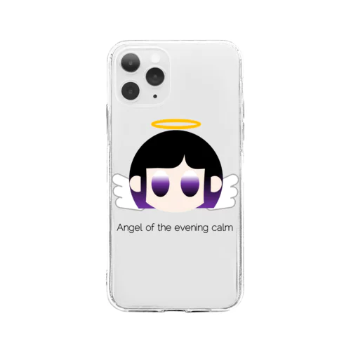 Angel of the evening calm Soft Clear Smartphone Case