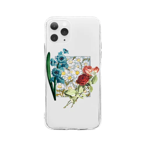 花_Flower  Soft Clear Smartphone Case