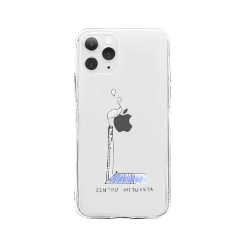 銭湯みつけた Soft Clear Smartphone Case