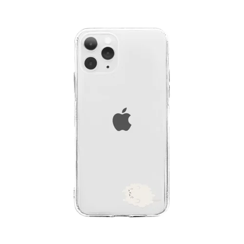 ねんねのふわふわちゃん Soft Clear Smartphone Case