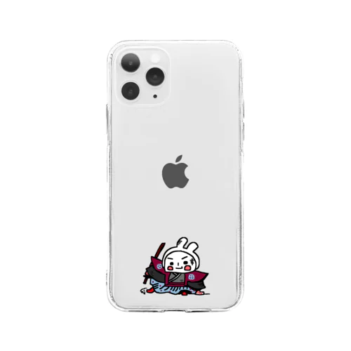 薩摩藩のじゃんけんマン Soft Clear Smartphone Case