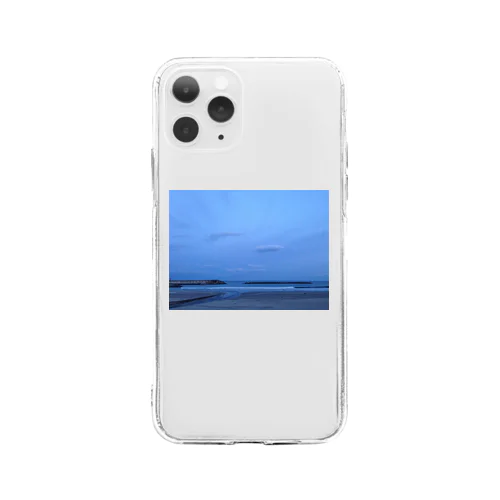 祖父の好きな海 Soft Clear Smartphone Case