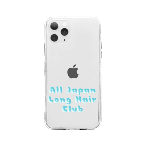 全日本ロングヘアー研究会 オフィシャル Soft Clear Smartphone Case