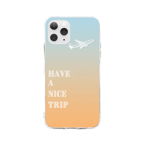 良い旅を！ by AIRPLAIN Soft Clear Smartphone Case