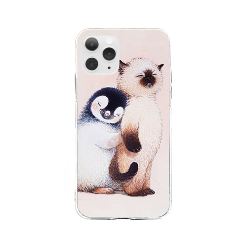 バックハグ　case Soft Clear Smartphone Case