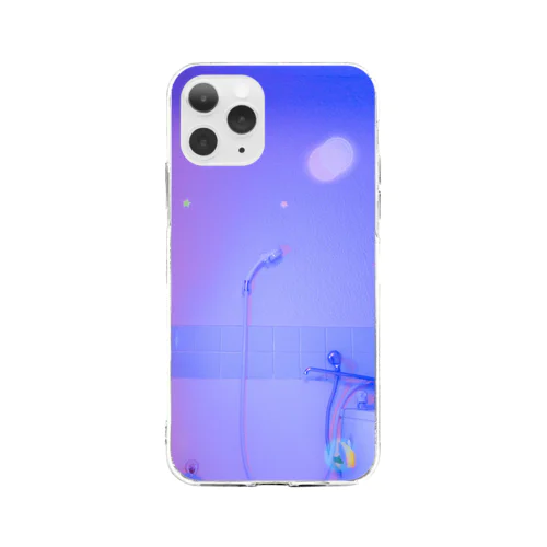 ラムネソーダ Soft Clear Smartphone Case