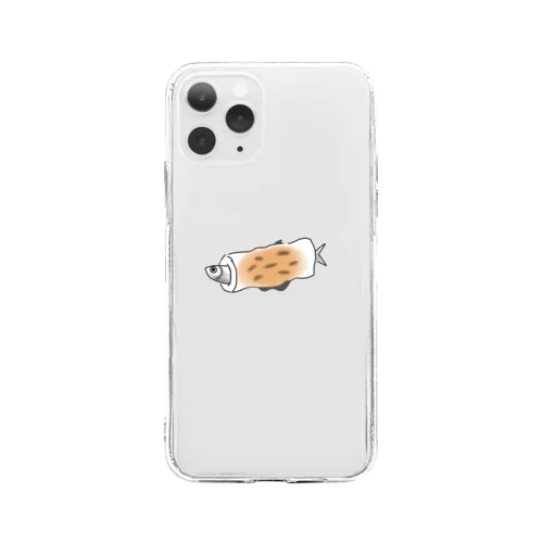 さかなとちくわ Soft Clear Smartphone Case