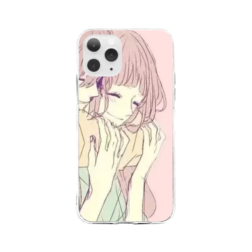 hug  Soft Clear Smartphone Case