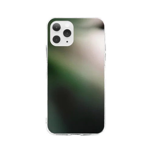 Vague green Soft Clear Smartphone Case