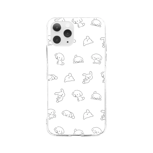 ゆるプーまみれ  Soft Clear Smartphone Case