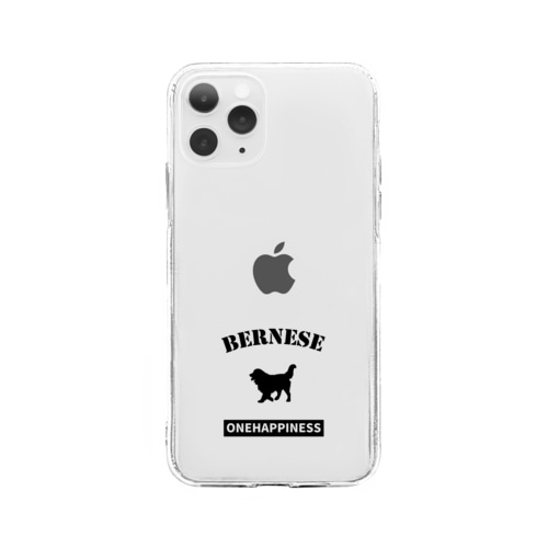 バーニーズ  ONEHAPPINESS Soft Clear Smartphone Case