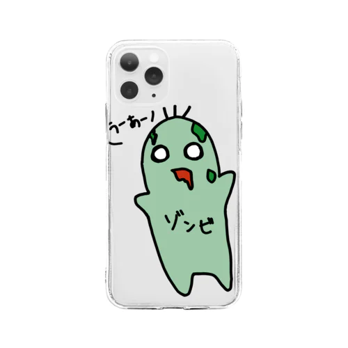 ゆるっとゾンビ Soft Clear Smartphone Case