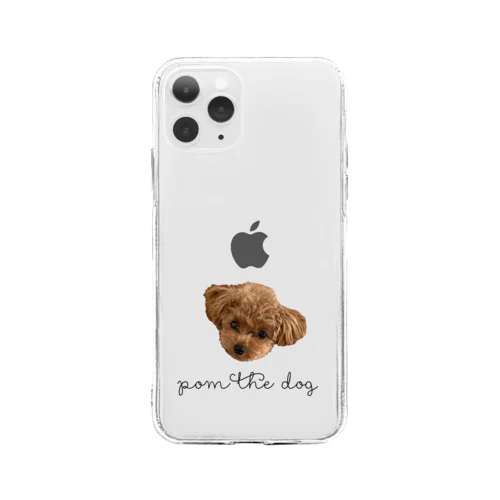 POM THE DOG Soft Clear Smartphone Case