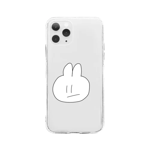 ぴょんぴょんうさたん Soft Clear Smartphone Case