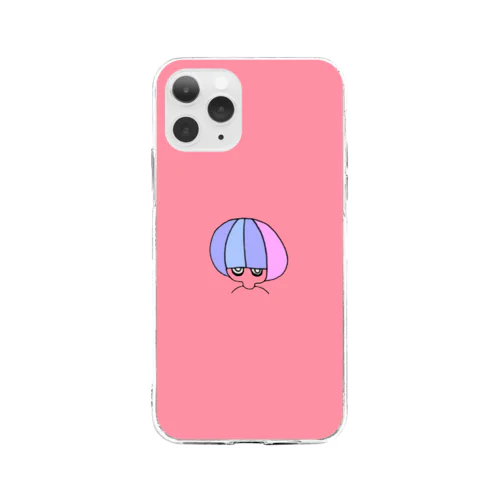 マッシュくん ピンクばーじょん Soft Clear Smartphone Case