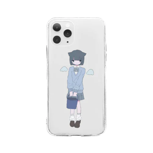 天☆罰 Soft Clear Smartphone Case