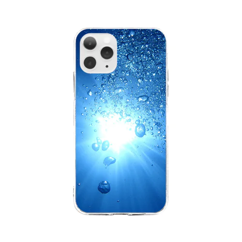 海、沖縄慶良間 Soft Clear Smartphone Case