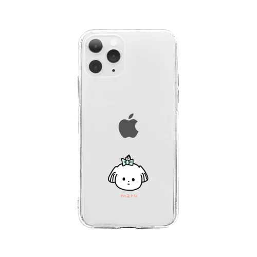 マルチーズのMaruちゃん Soft Clear Smartphone Case